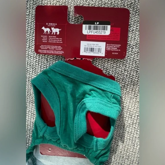 Wondershop Green Starry Dog Pajamas - Picture 3 of 11